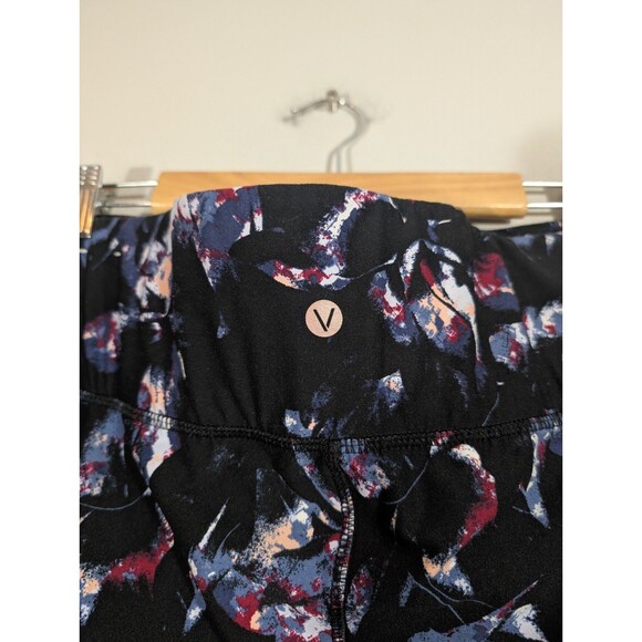 LIVI Womens Floral High Waist Cropped Leggings Plus Sz 26/28 Yoga Gym Training - Picture 3 of 7